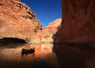 Floating the River in Marble