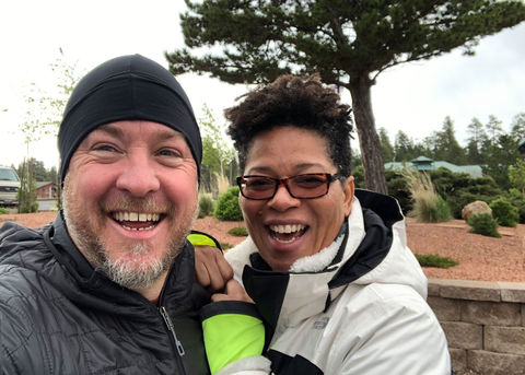 On the Rim with Shari