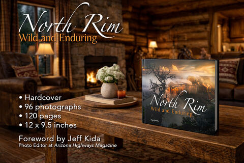 North Rim, Grand Canyon, National Park, Wild and Enduring, Photography, Book, Coffee Table Book, Adam Schallau