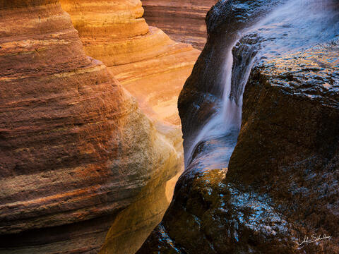 Deer Creek Slot Canyon Falls