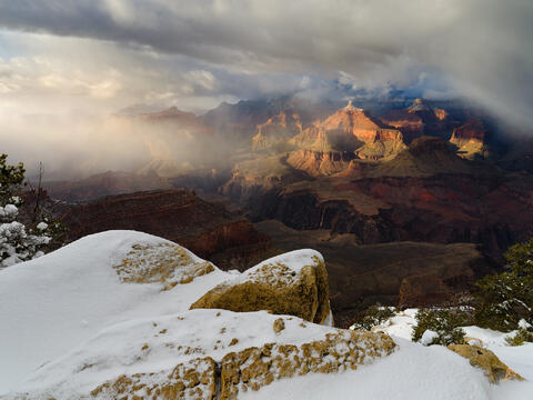Winter Light at the Grand Canyon