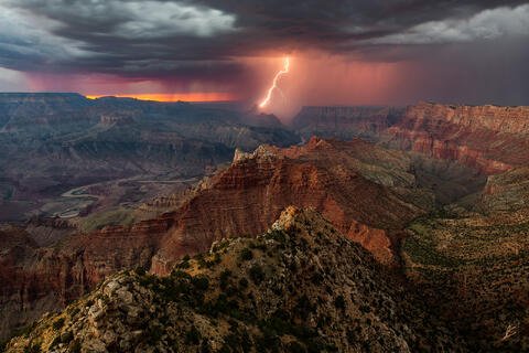 The Monsoon ~ Lightning & Rainbows