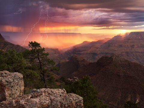 Luck & Lightning at the Grand Canyon