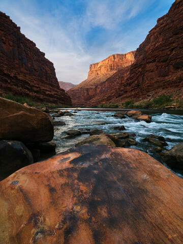 Upriver from North Canyon