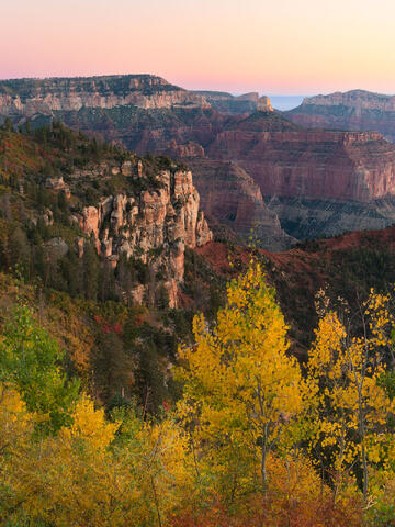 Autumn Dawn on the North Rim