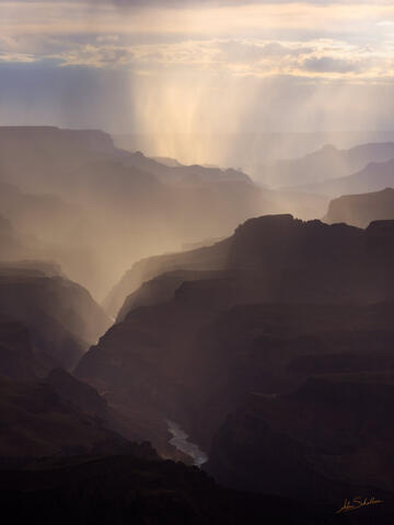 Rain Falls on the Monsoon Canvas