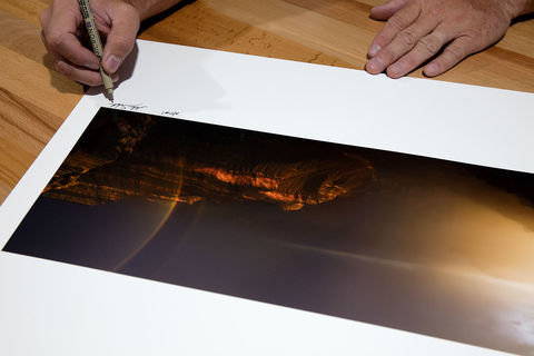 Paper, print, fine art, signing
