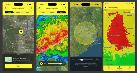 weather, app, iphone, android, iPad, My Lightning Tracker