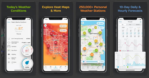 weather, app, iphone, android, iPad, Underground