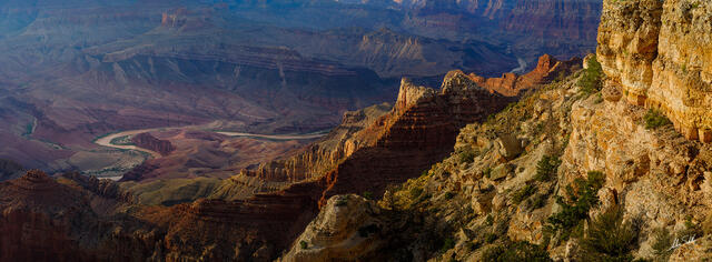 The Colorado River from Lipan Point