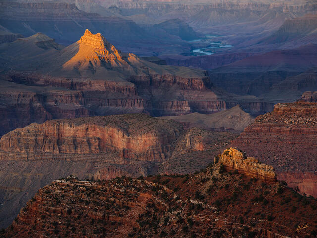 Layered Light from Grandview