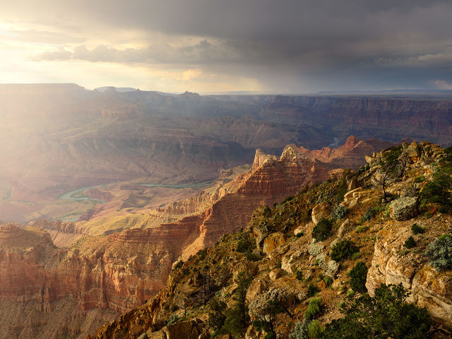 Monsoon Light at Lipan Point
