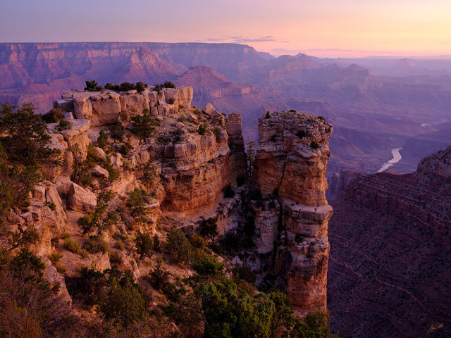 Dawn at Moran Point