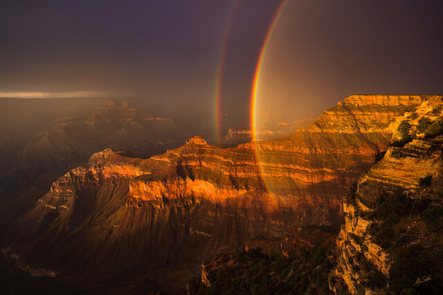 Double Rainbow at Mather