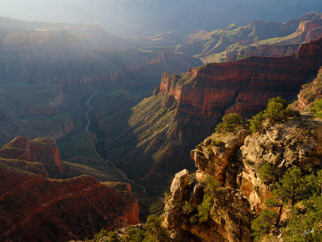 Sunrise over Unkar Creek