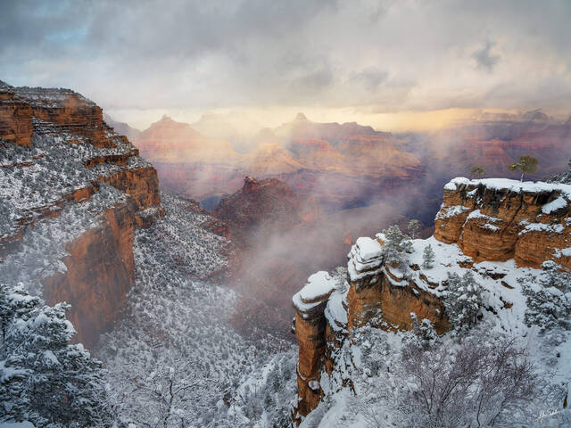 Winter Apparition over the Canyon