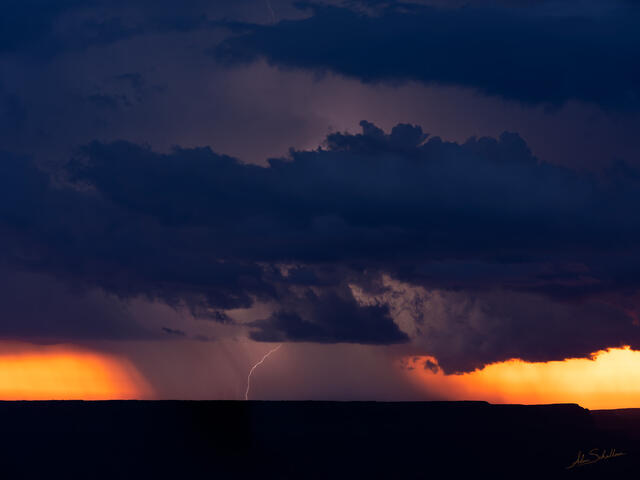Lightning Strikes the Coconino