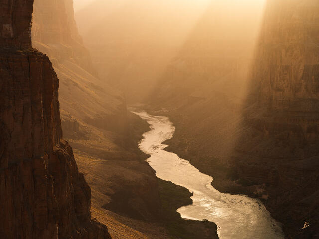 When the Canyon Breathes Light