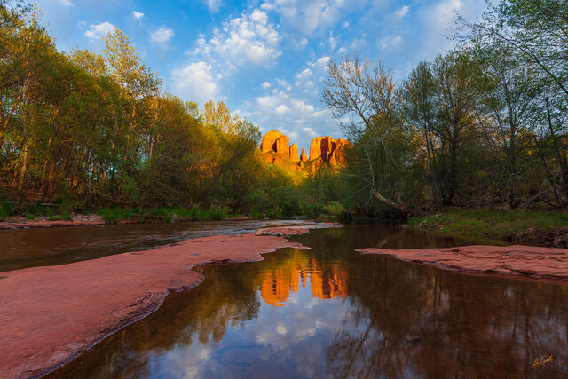 Cathedral Rock Reflection in Oak Creek