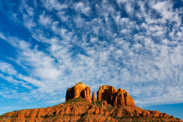Clouds over Cathedral Rock