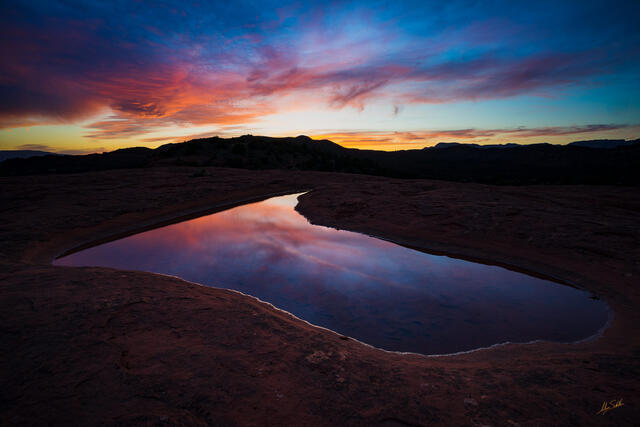 Ephemeral Reflection in Sedona